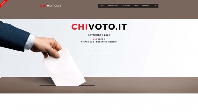 Chivoto.it - come orientarsi nel nuovo voto di 400 deputati e 200 senatori